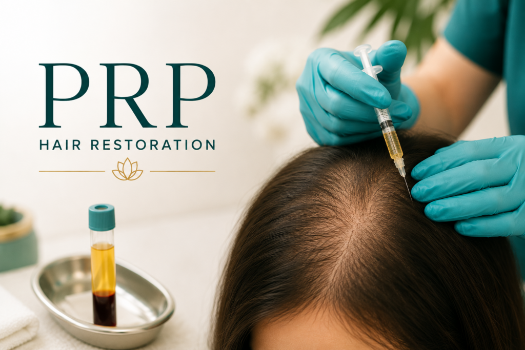 PRP Hair Restoration: How PRP for the Scalp Helps Support Thicker, Healthier Hair